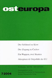 Titelbild Osteuropa 7/2004