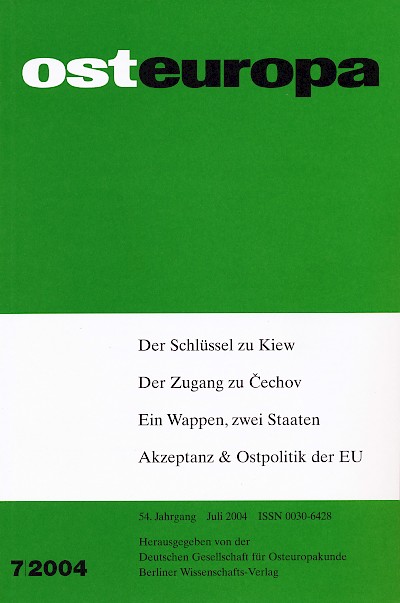 Titelbild Osteuropa 7/2004