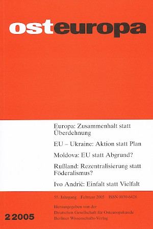 Titelbild Osteuropa 2/2005