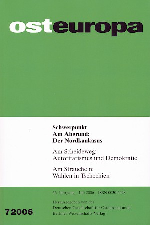 Titelbild Osteuropa 7/2006