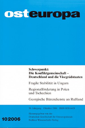 Titelbild Osteuropa 10/2006